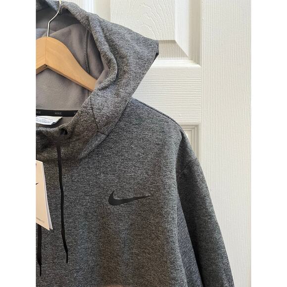 Nike Men’s Therma Fit Training Gray Pocket Pullover Hoodie XXL Style CU6214071 - Picture 3 of 12